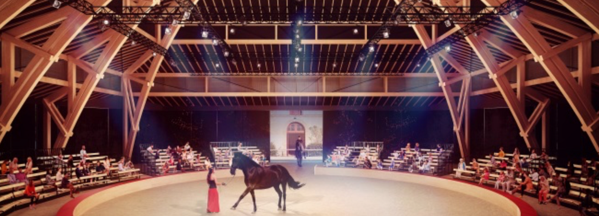 Le Haras National d’Hennebont construit sa nouvelle salle de spectacle