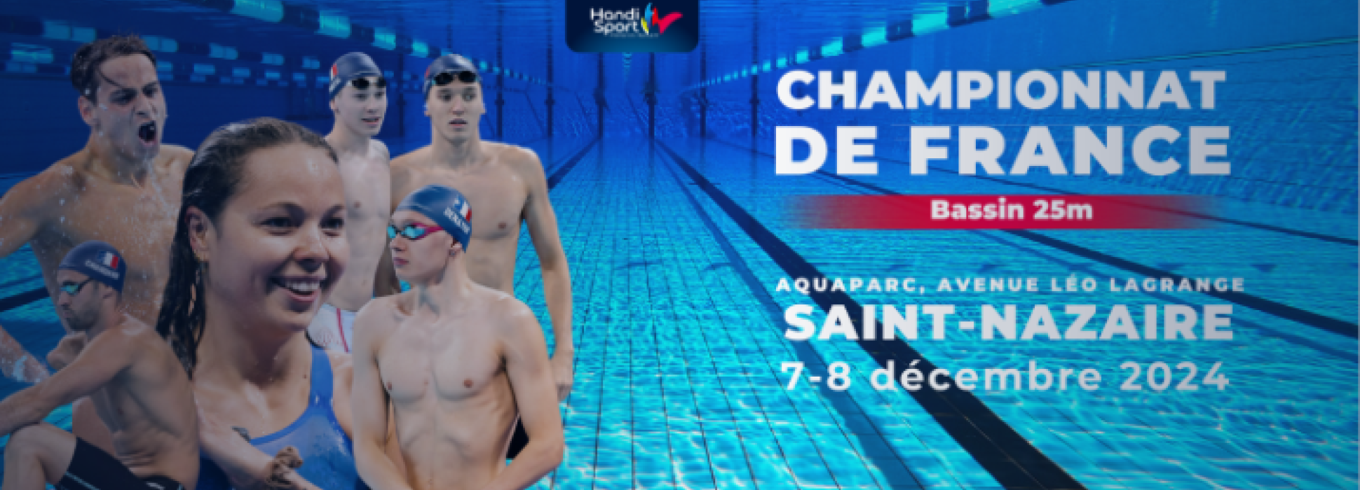 L’Aquaparc de Saint-Nazaire accueillera les Championnats de France handisport de natation les 7 et 8 décembre 2024